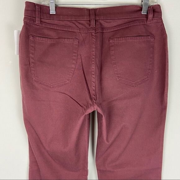 Nwt Straight leg burgundy red trousers pants jeans. French dressing - Picture 4 of 8